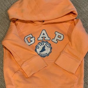 GAP Peach Toddler Hoodie Sz: 18-24mos